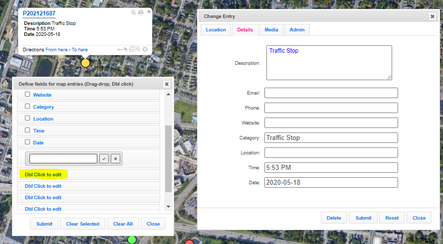 Add additional fields to crime map