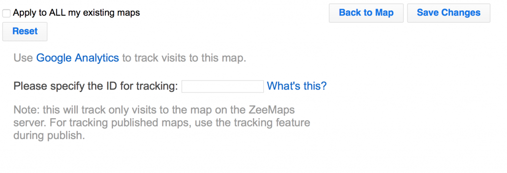 Google Analytics tracking 